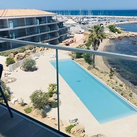 公寓 Standing- Face A La Mer! 3 Chambres-piscine Semi Olympique *