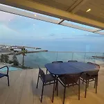 Standing- Face A La Mer! 3 Chambres-piscine Semi Olympique 아파트 *